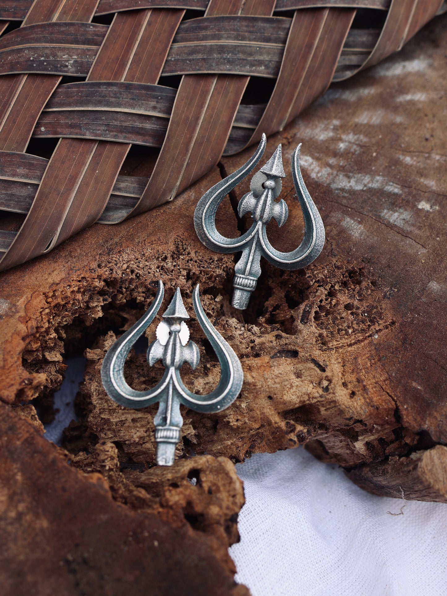 Trishul statement Earrings