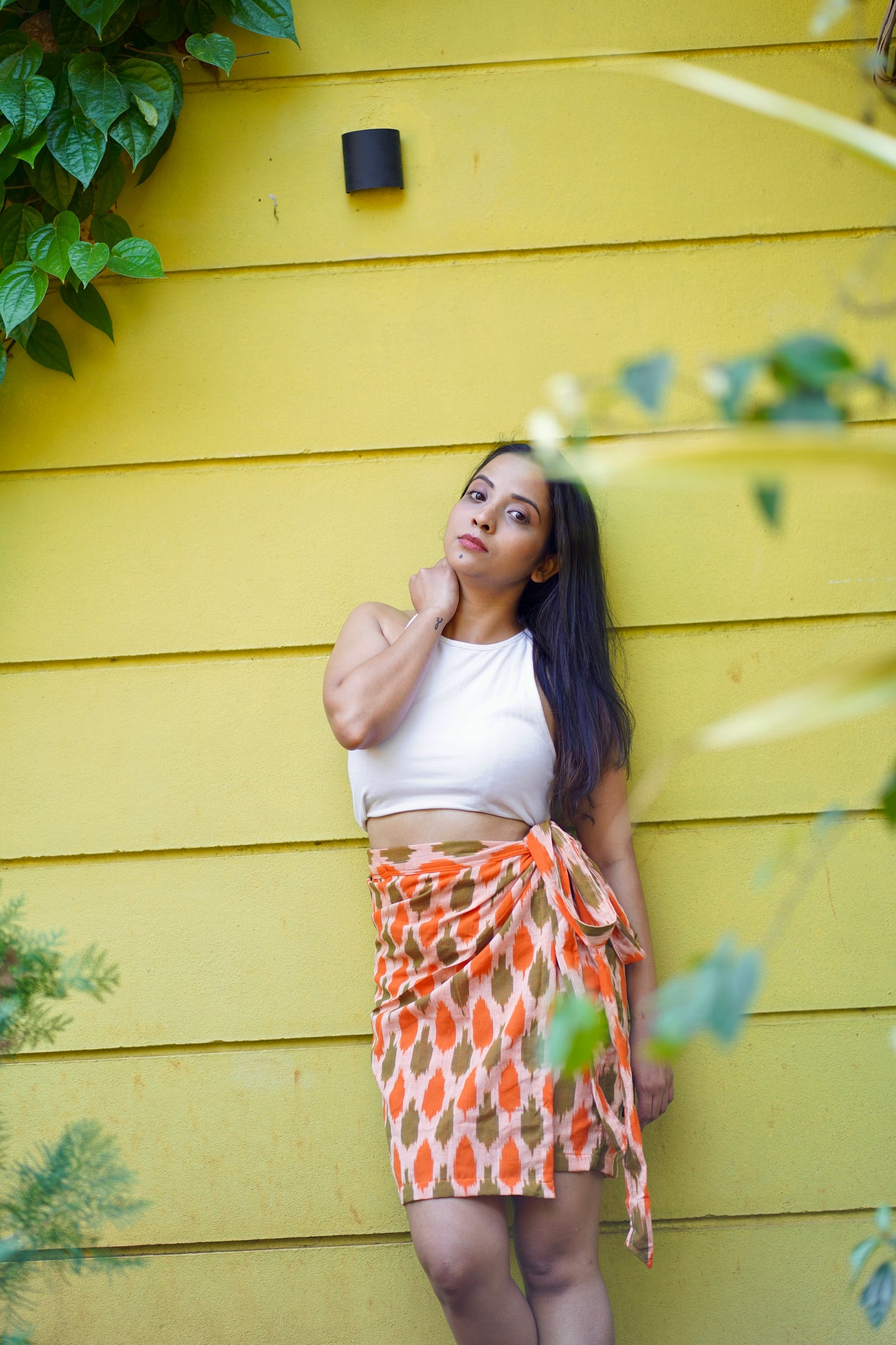 Mehek wrap skirt