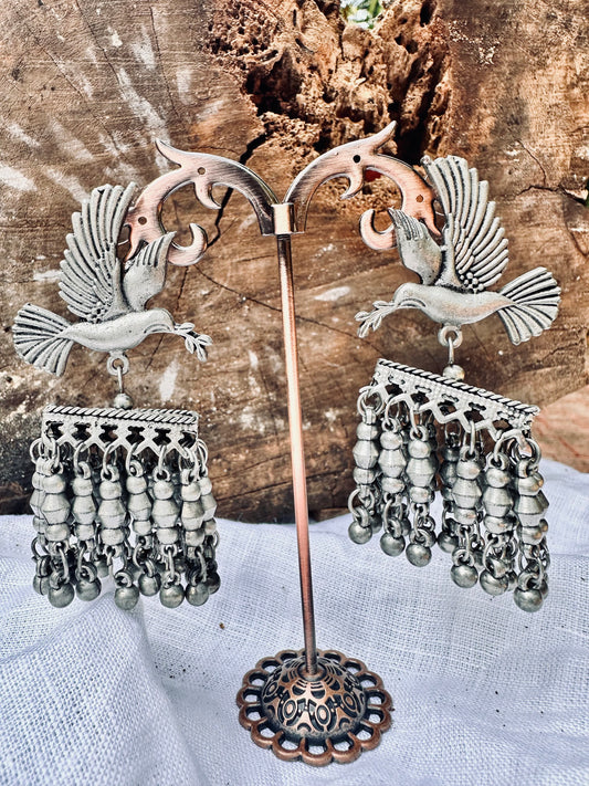 Vartak oxidised earrings