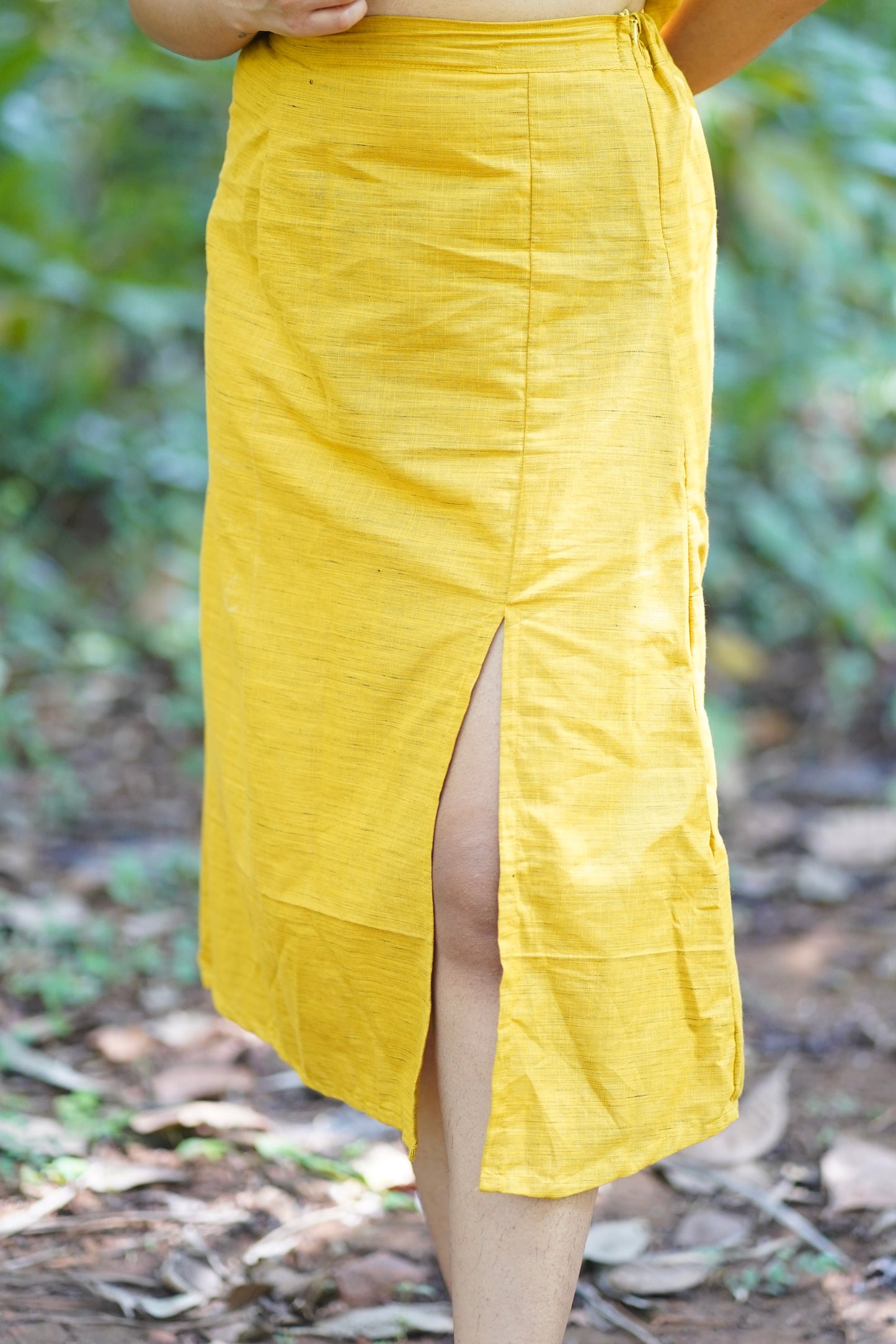 Shakti slit skirt