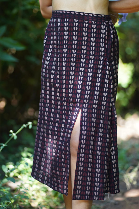 Shakti slit skirt